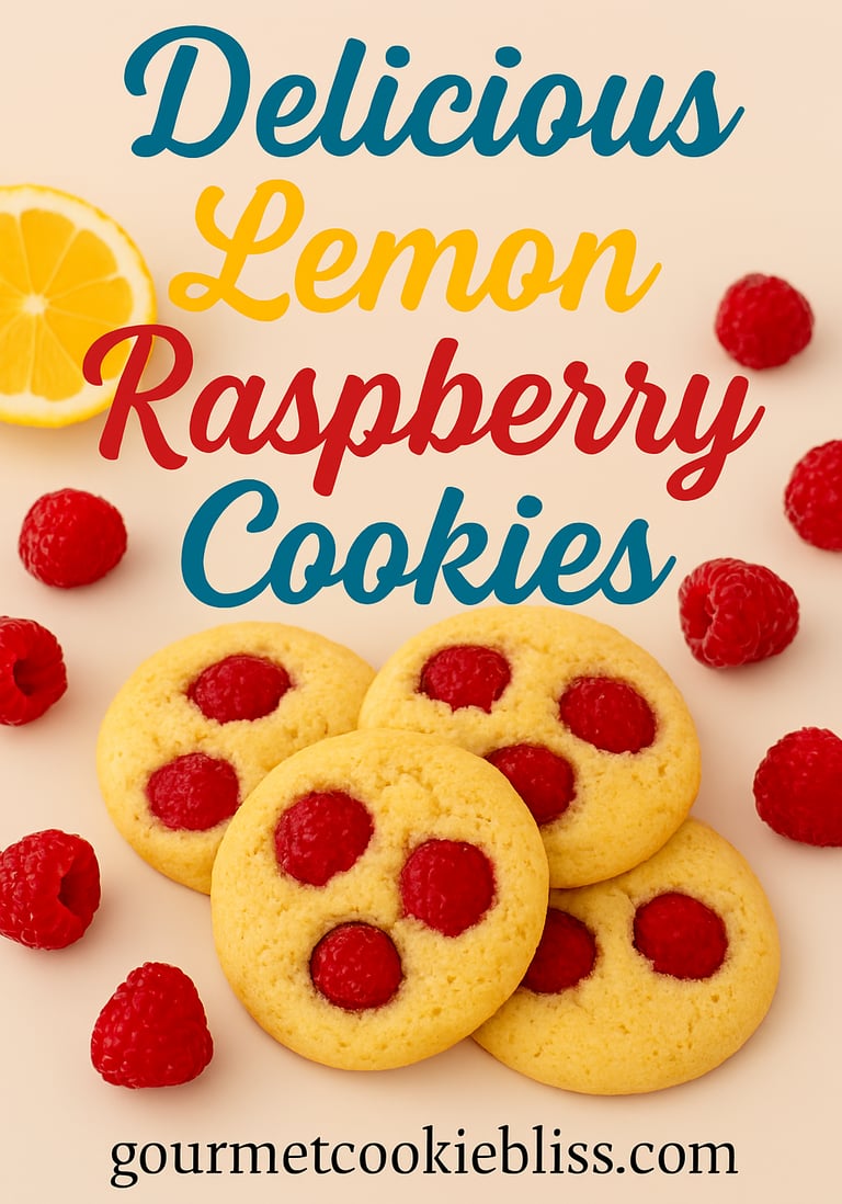 Lemon raspberry cookie recipe