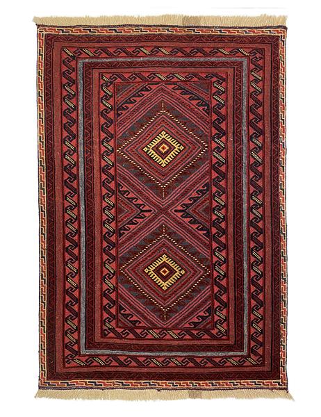 MUSHWANI RUG  - 133cm X 80cm (4'4 x 2'7) - TRIBAL RUGS - Handmade Rug Company
