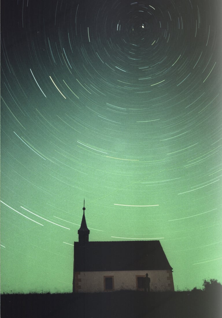 stars around Polaris, by Udo Kügel 