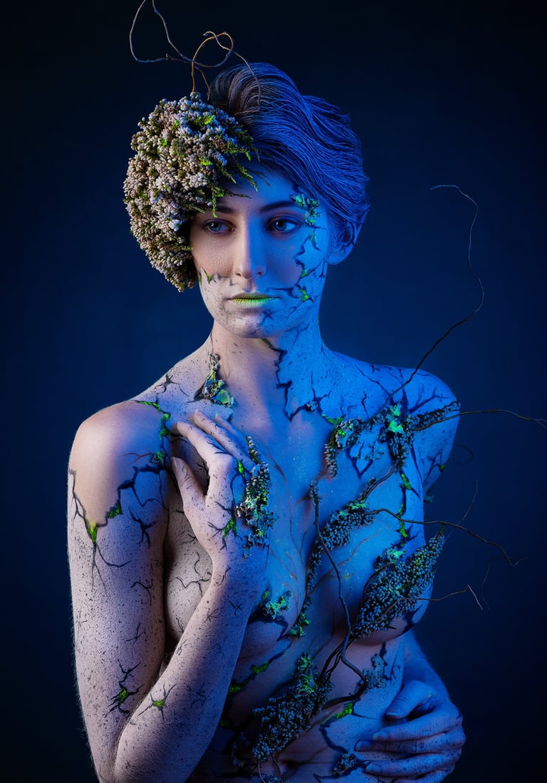 Floral Portrait Photography