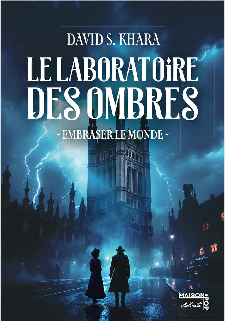 Première de couverture du roman Le laboratoire des ombres de David S. Khara