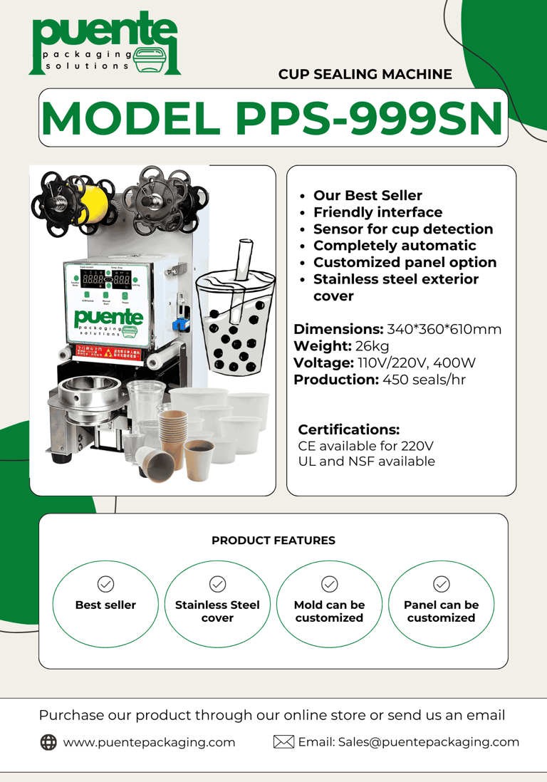 cup sealer brochure