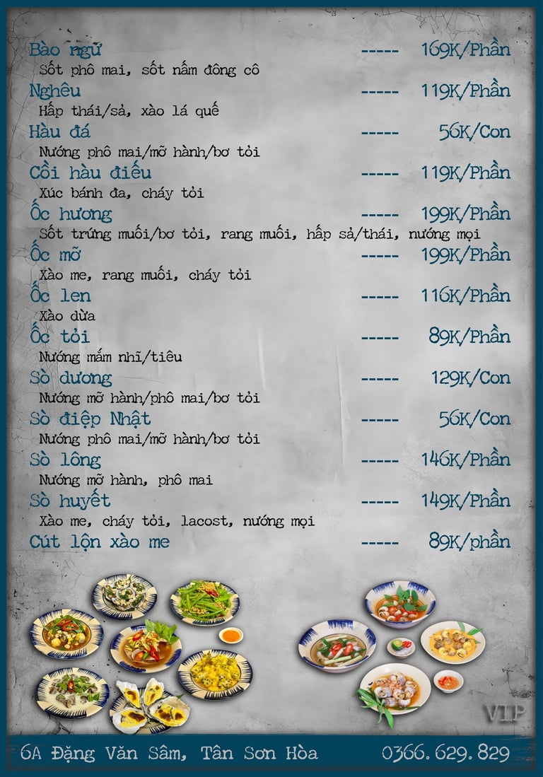 Thực đơn Bếp Dì Toàn - Top 1 nhà hàng ngon gần sân bay