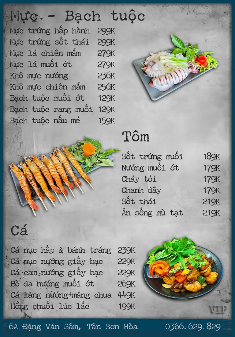 Thực đơn Bếp Dì Toàn - Top 1 nhà hàng ngon gần sân bay