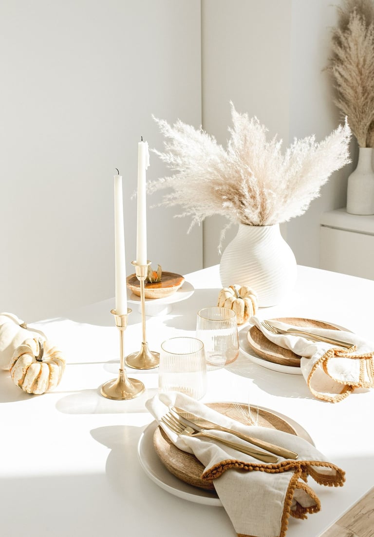 Natural Elements on the Tabletop
