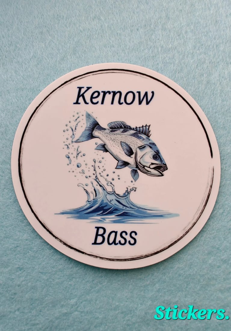 Kernow Bass Stickers