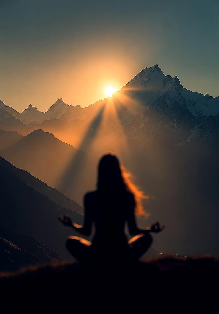 Yogi in meditazione