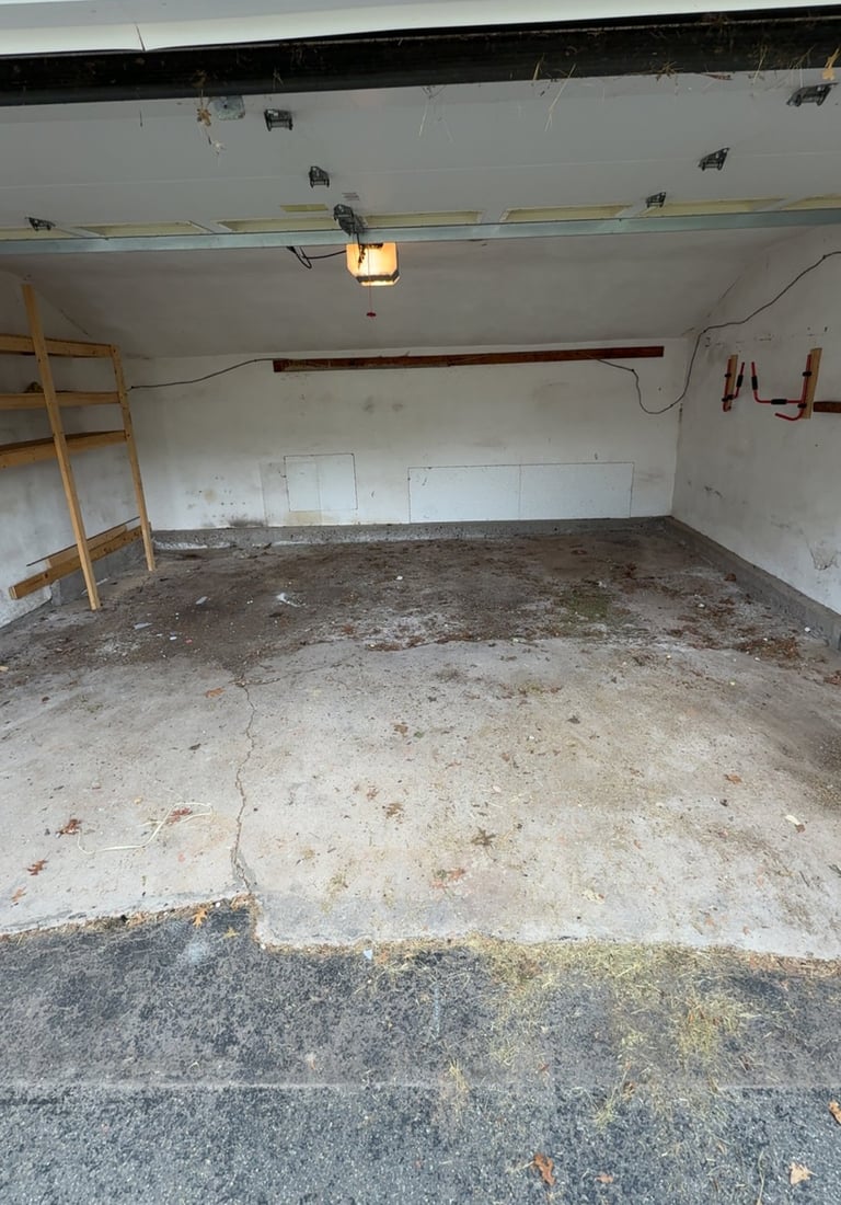 Junk and debris ready for proper disposal after removal