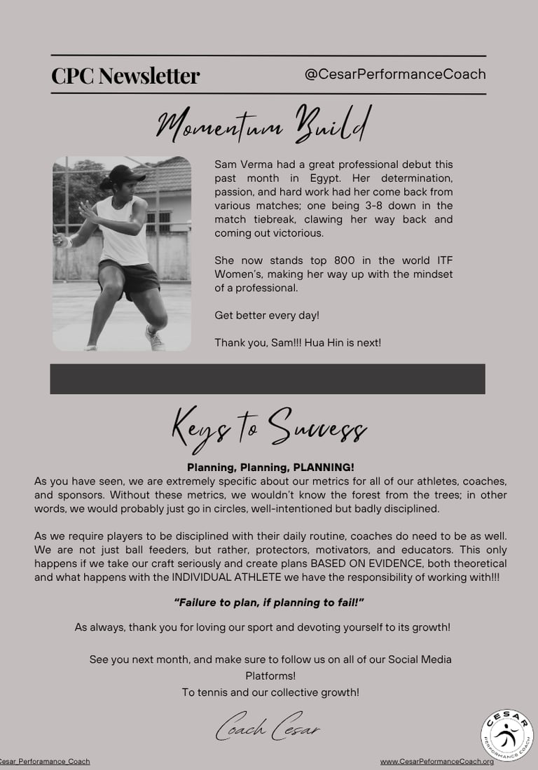 Cesar Performance Coach with Sam Verma