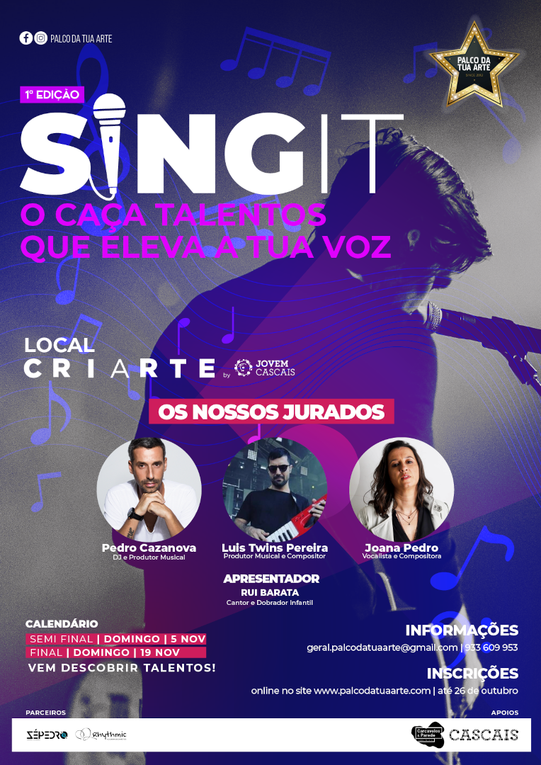 Cartaz Sing It 2023