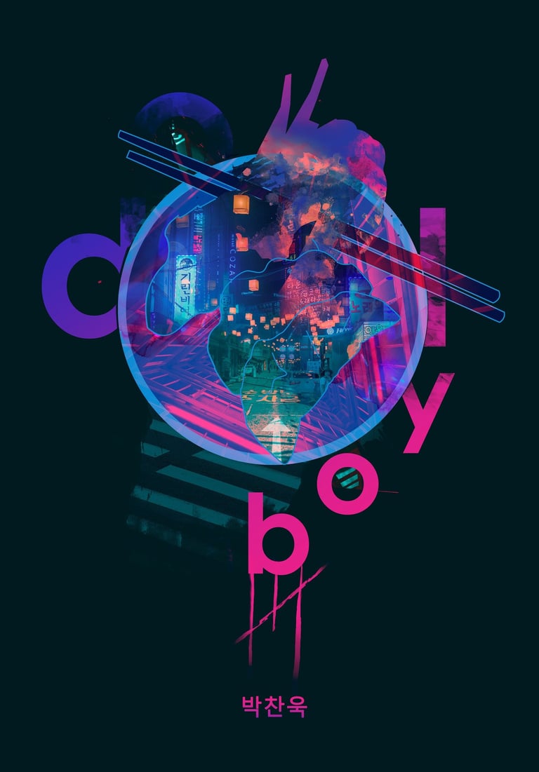 a poster of a bowl of noodles with chopsticks and chopsticks