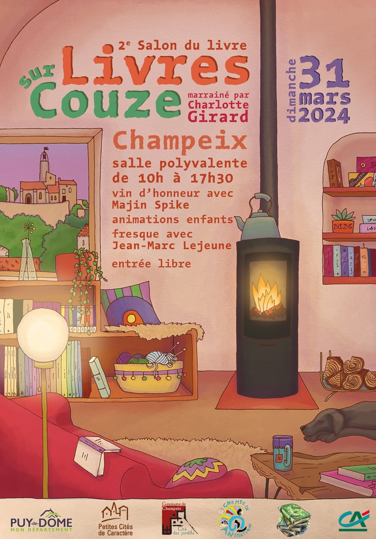 affiche salon du livre champeix 2024