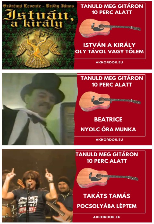 A dúr akkord: Magyar slágerek, amelyben megtalálod az A dúrt