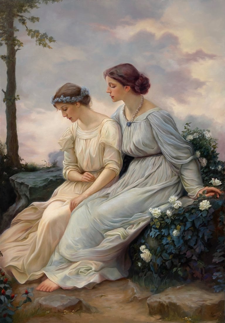 Oil painting Dear   100x70cm  Oil painting on canvas classical realism