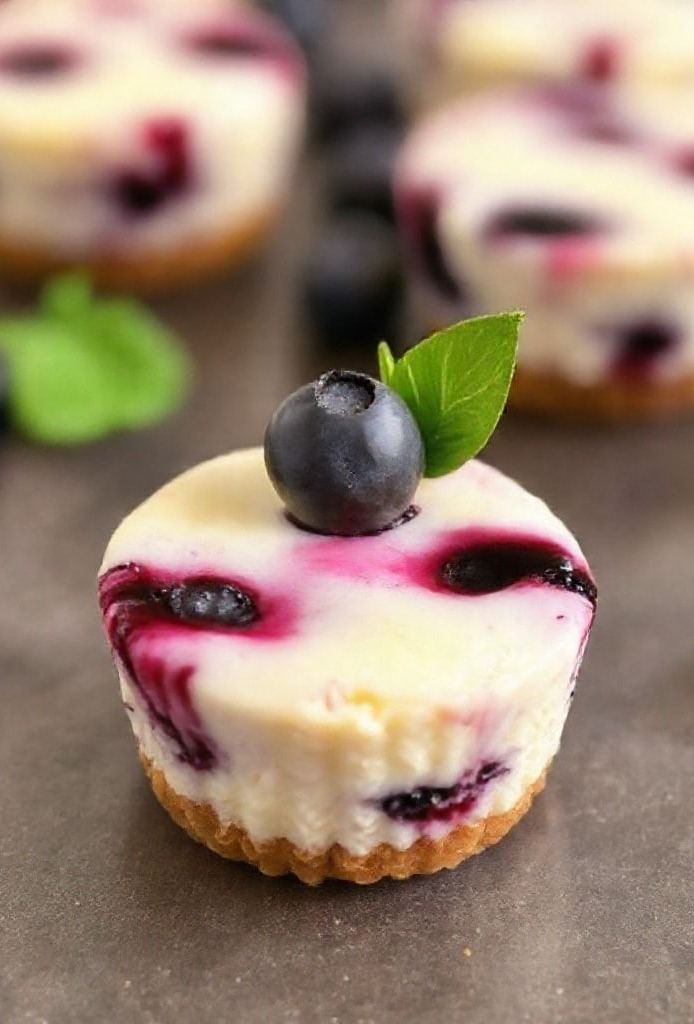 Keto Blueberry Cheesecake Bites Dessert