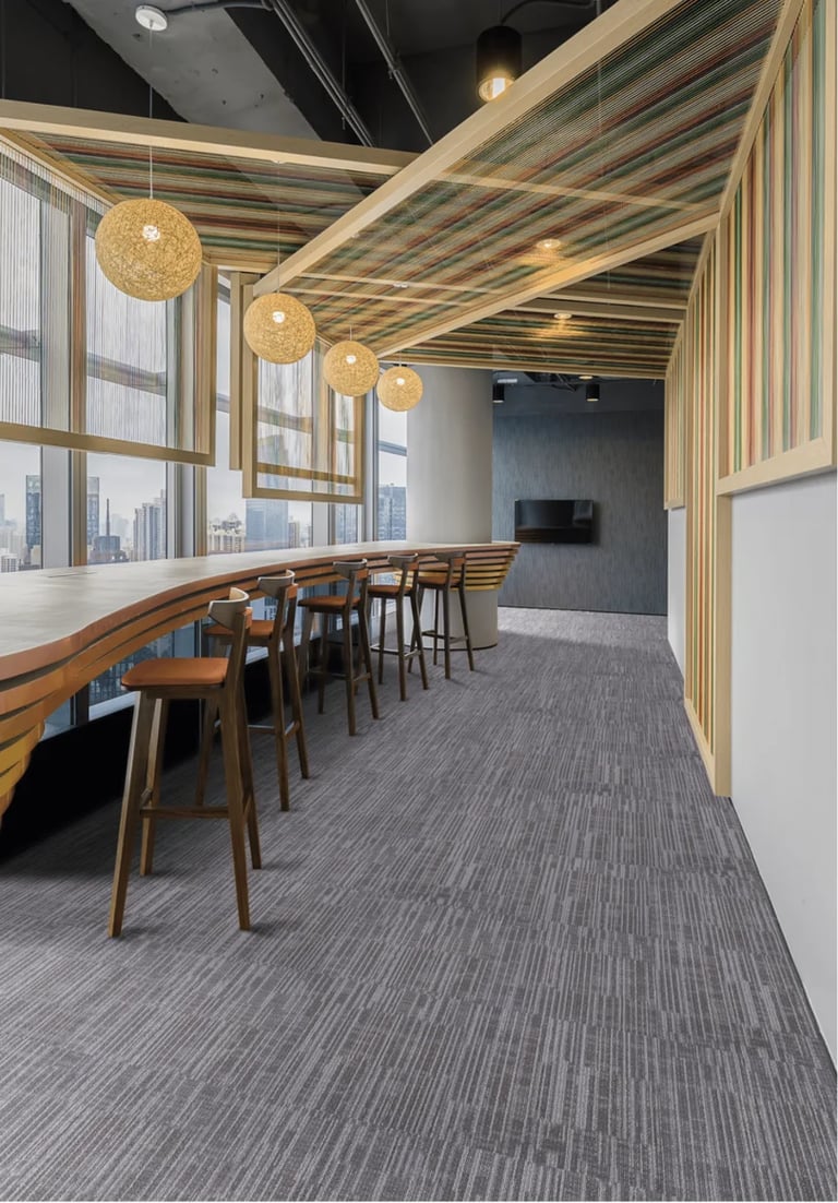 Garfield1 commercial carpet tile with subtle textured pattern, ideal for professional office interiors in London, Ontario.