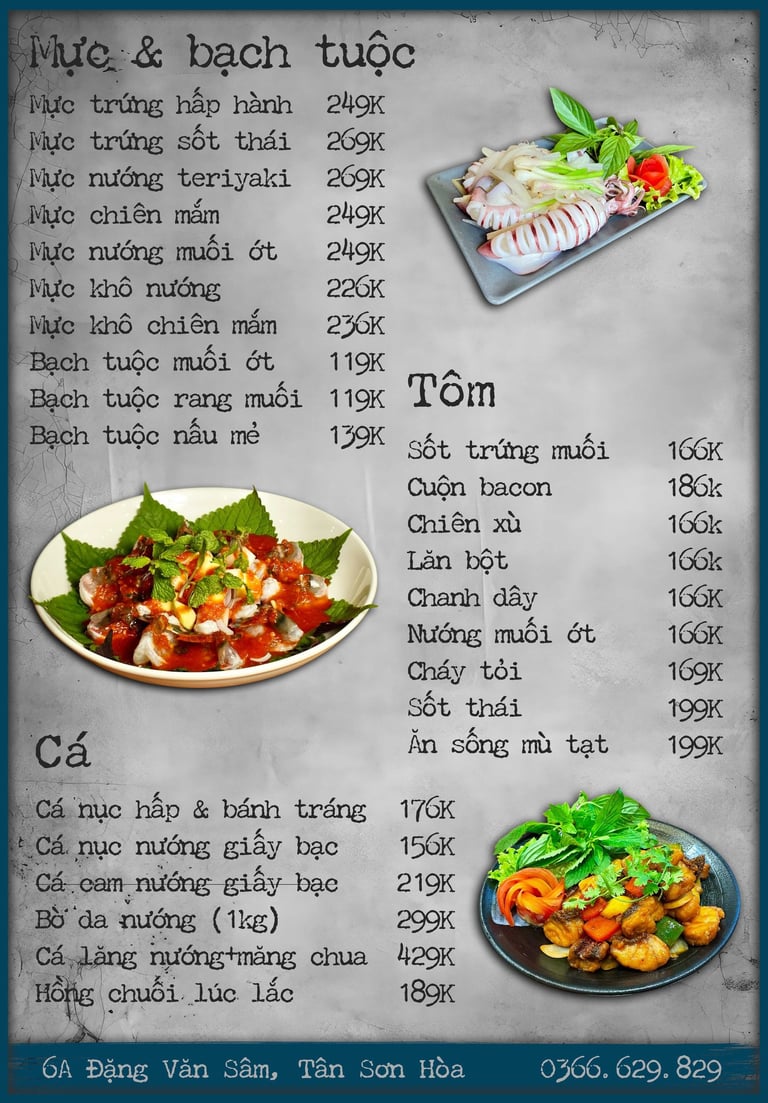 Thực đơn Bếp Dì Toàn - Top 1 nhà hàng ngon gần sân bay