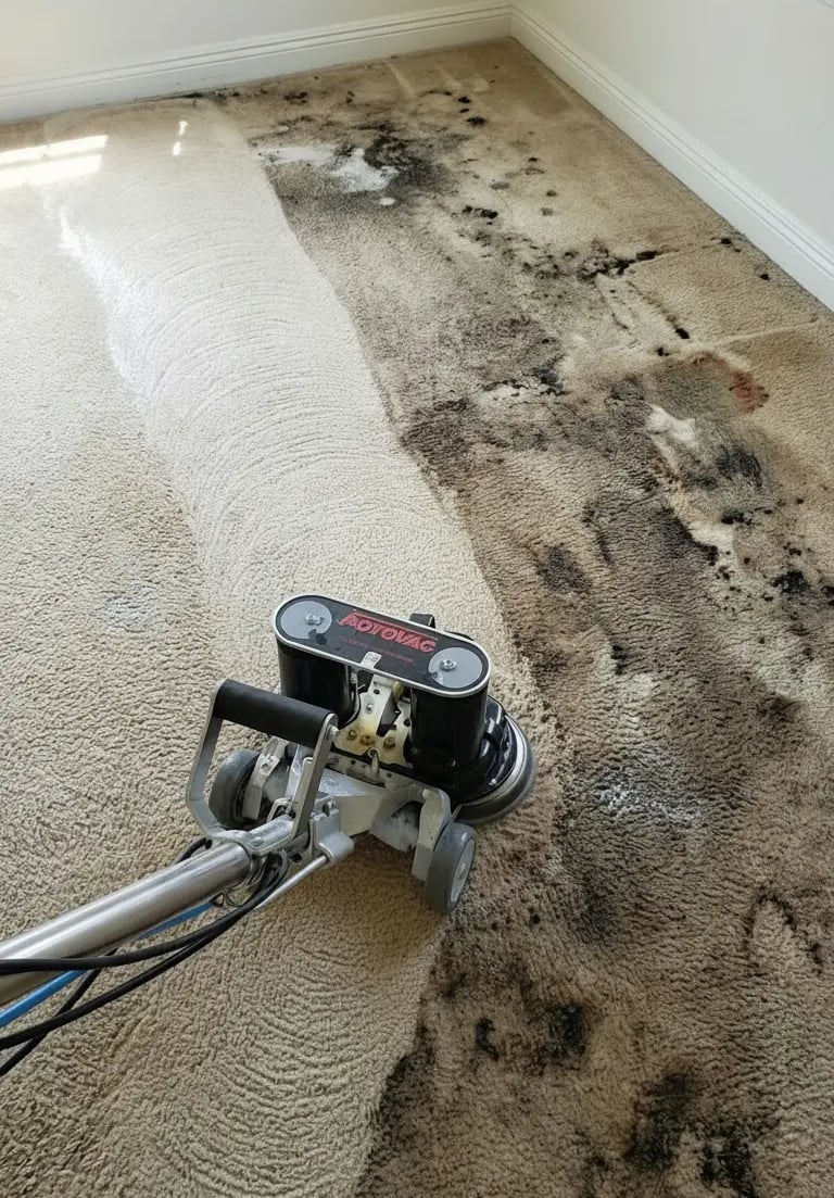 Rotovac Powerwand carpet cleaning in Lacey