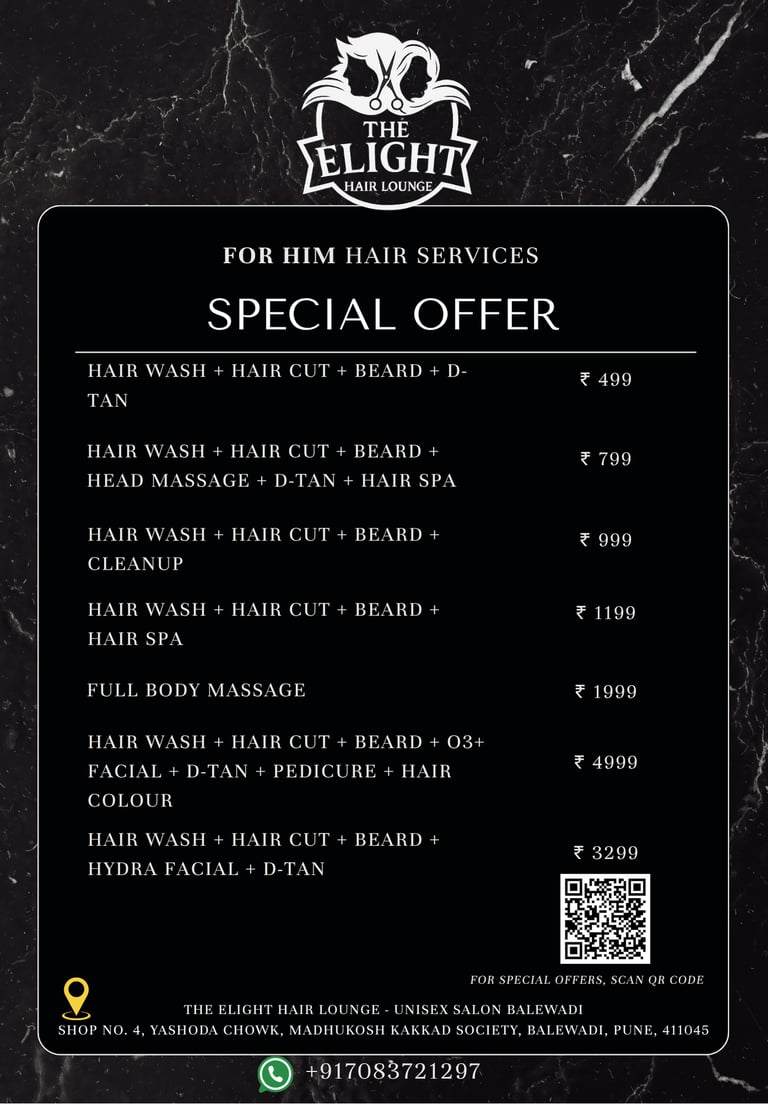 balewadi hair salon offer for men