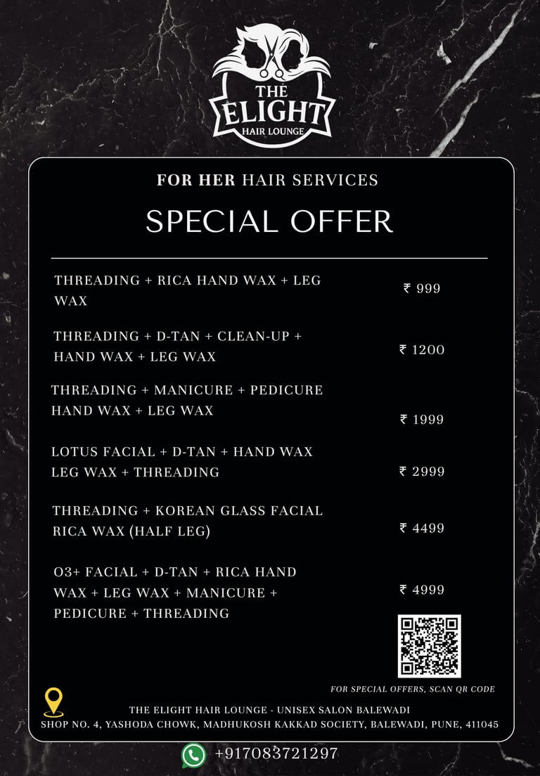 balewadi hair salon offer for women