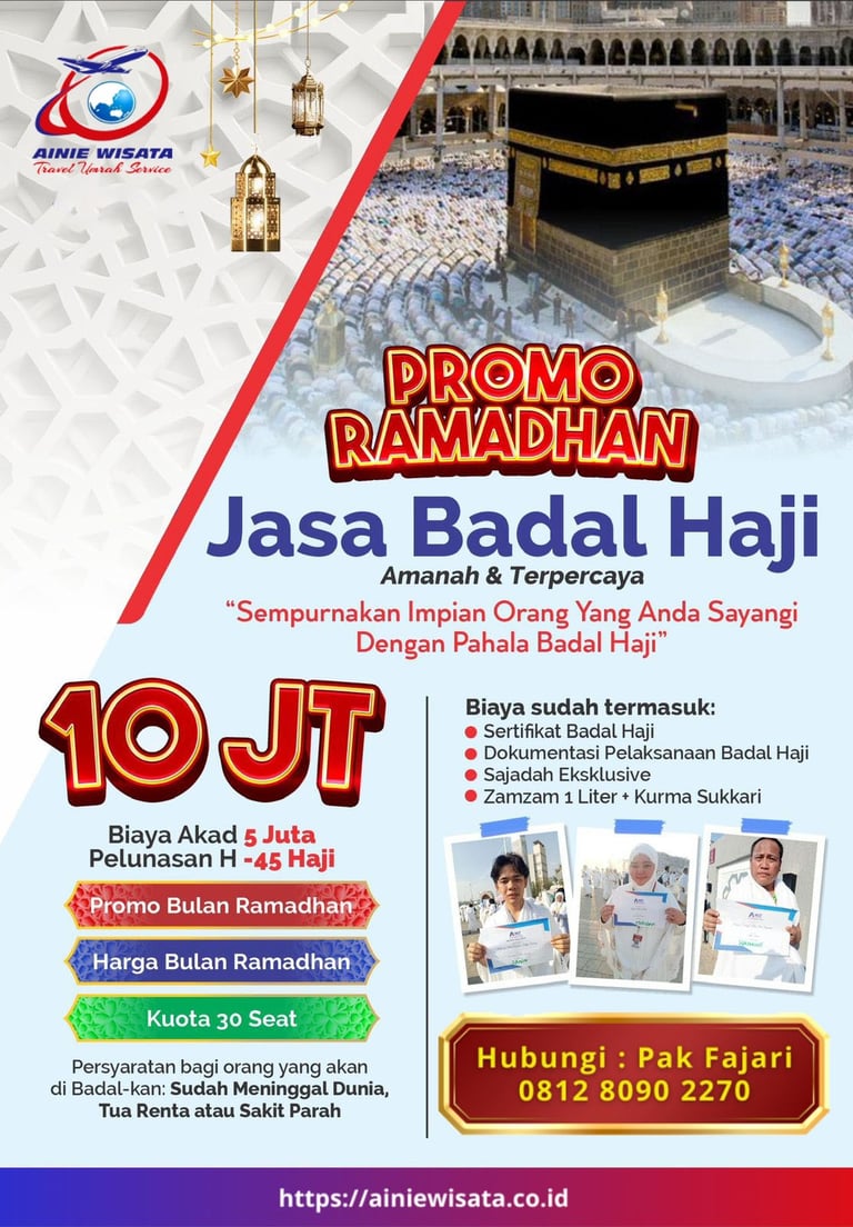 biaya badal haji 2026 promo ramadhan
