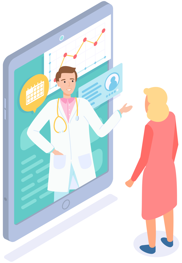suboxone doctor talking to opioid patient