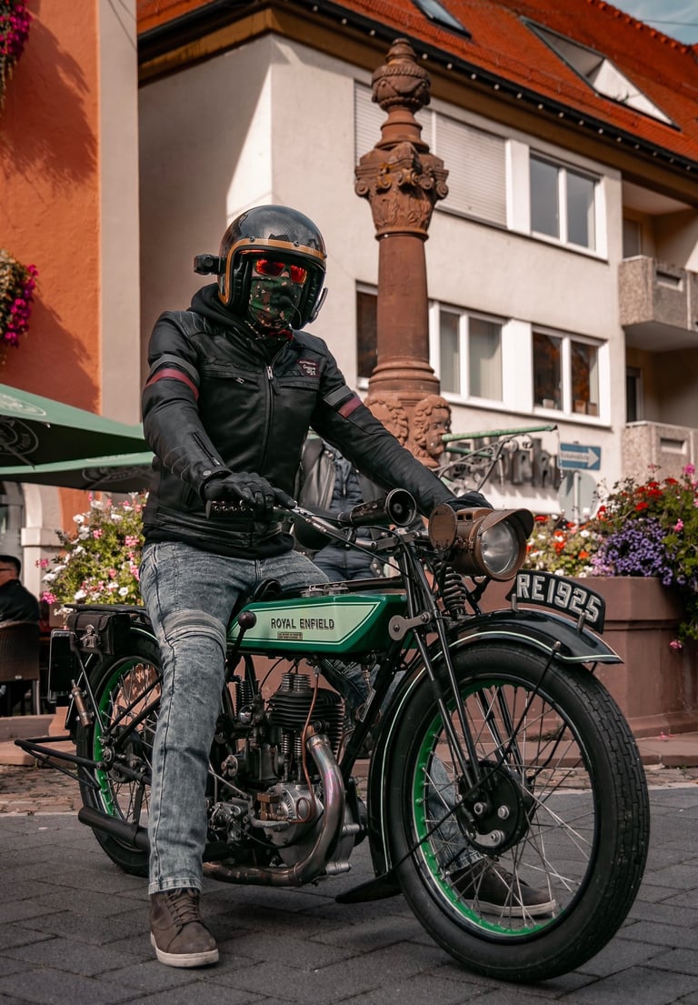 Royal Enfield Motorrad aus 1925.