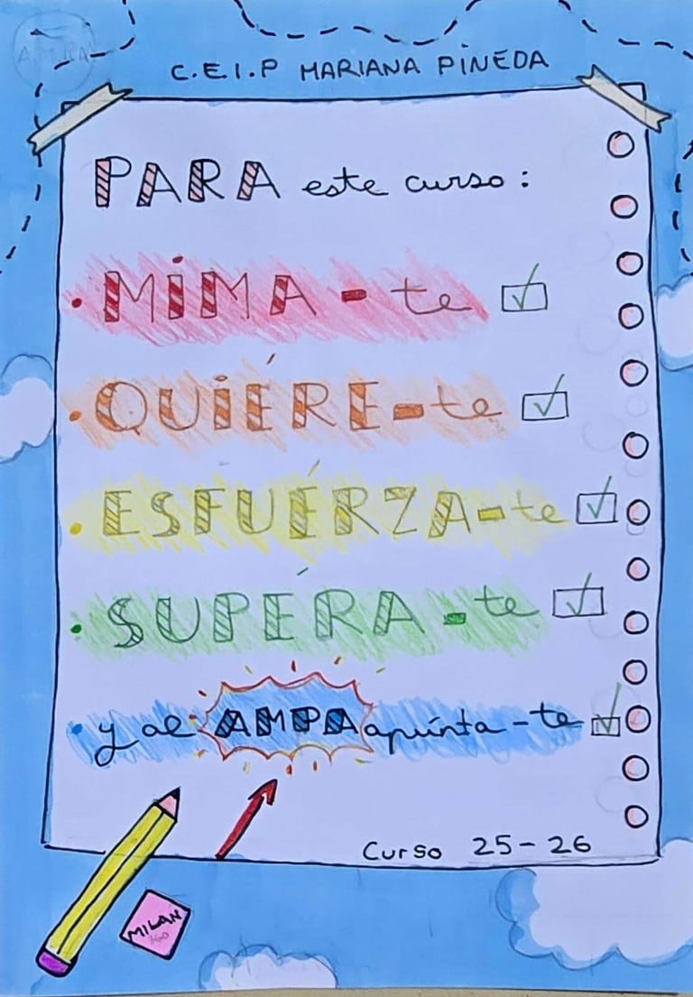 Contraportada agenda escolar 2025-2026