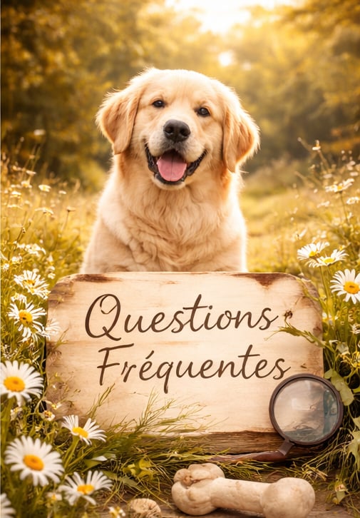 happy golden retriever