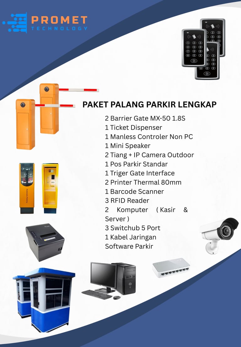 Paket Palang Parkir Lengkap 4