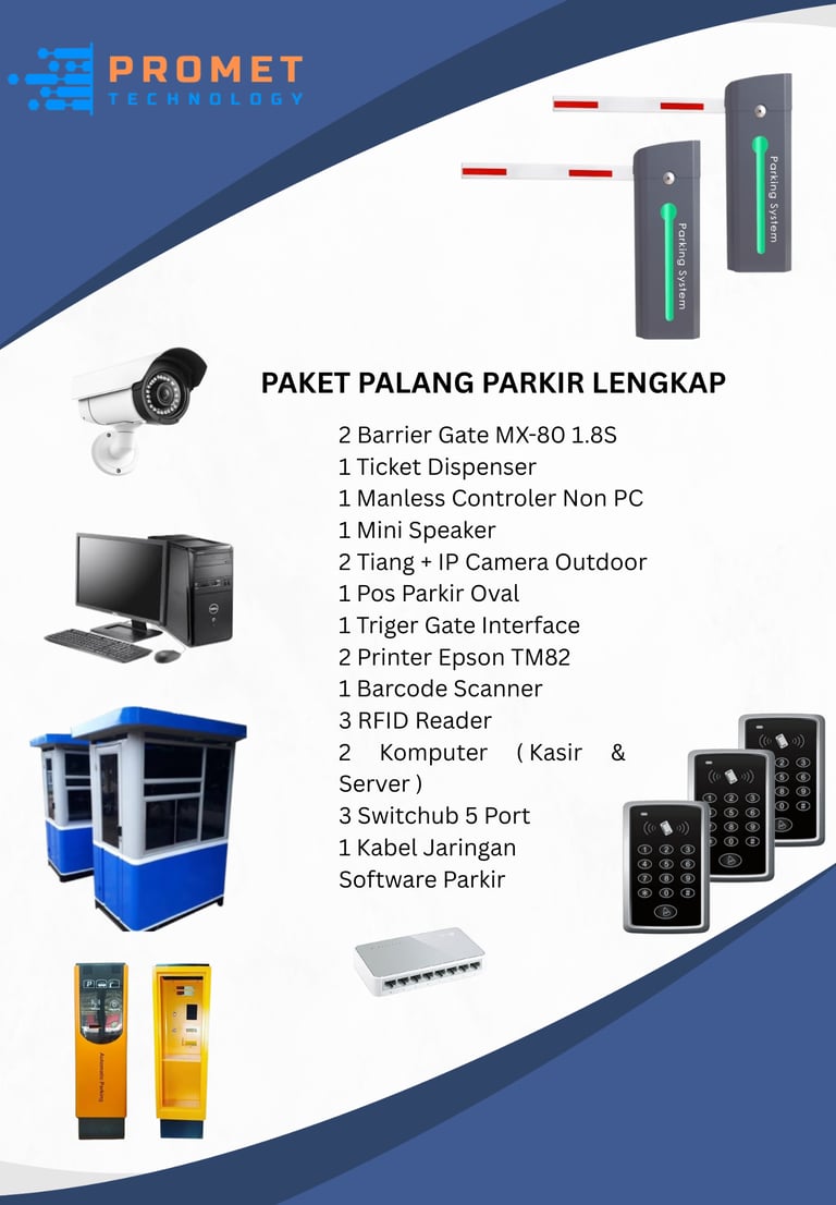 Paket Palang Parkir Lengkap 5