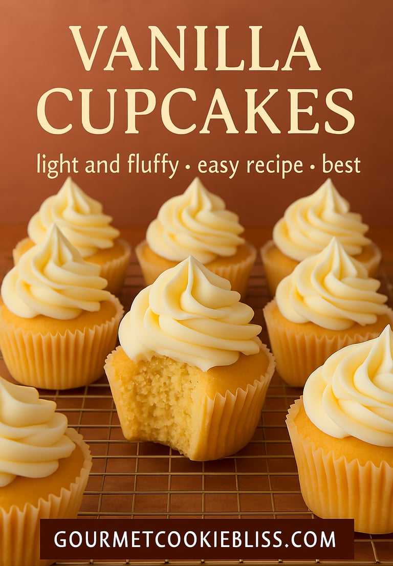 Easy vanilla cupcakes recipe