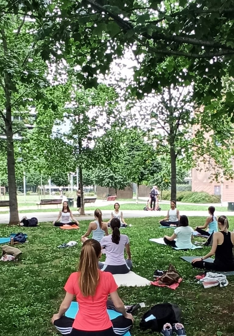 yoga al parco