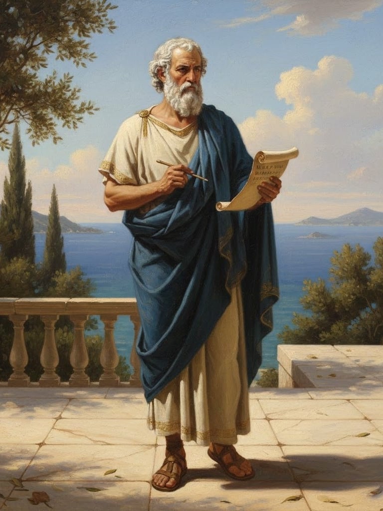 Artistic illustration of Aristotle