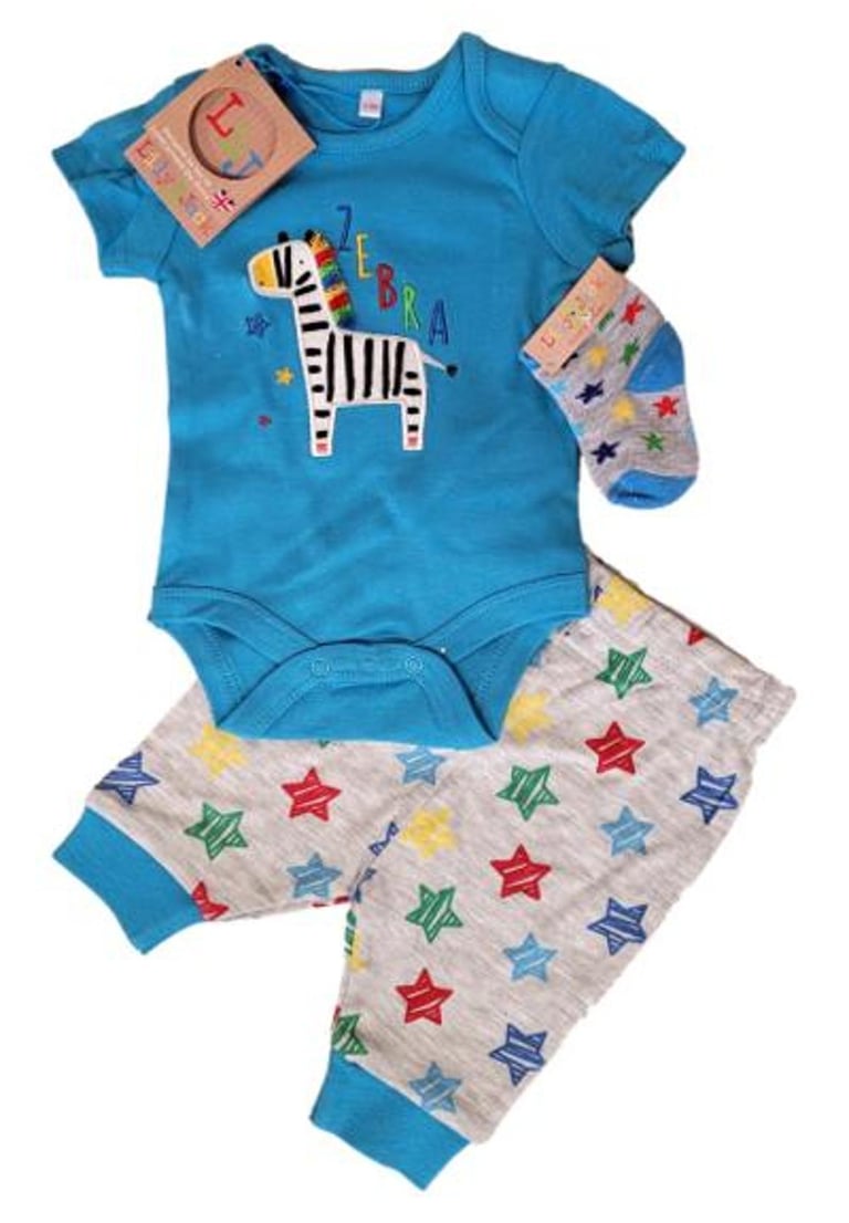 Organic cotton unisex-3-piece-outfit-for-baby-girl-or-baby-boy-by-lily-jack