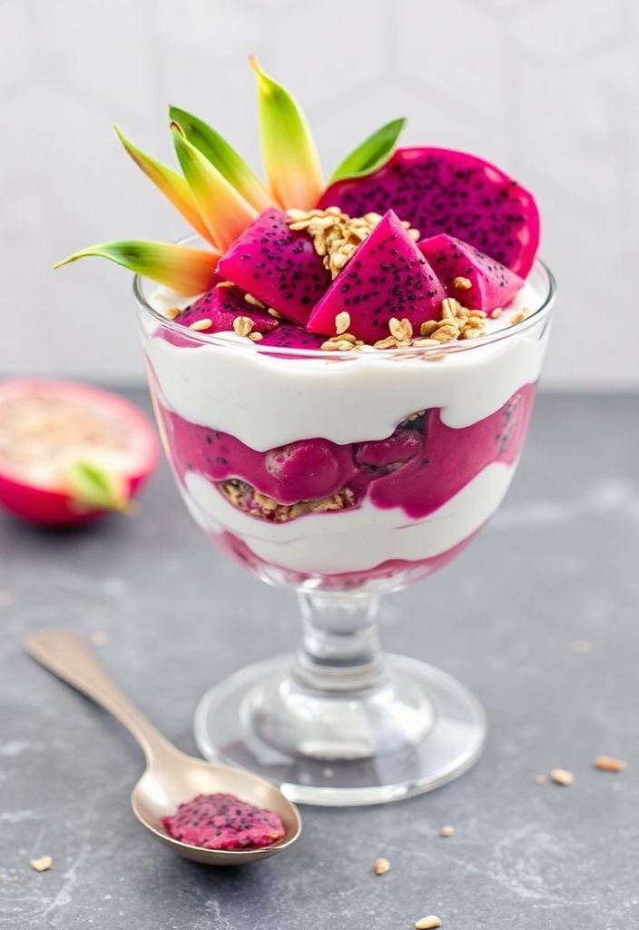 Dragon Fruit Parfait