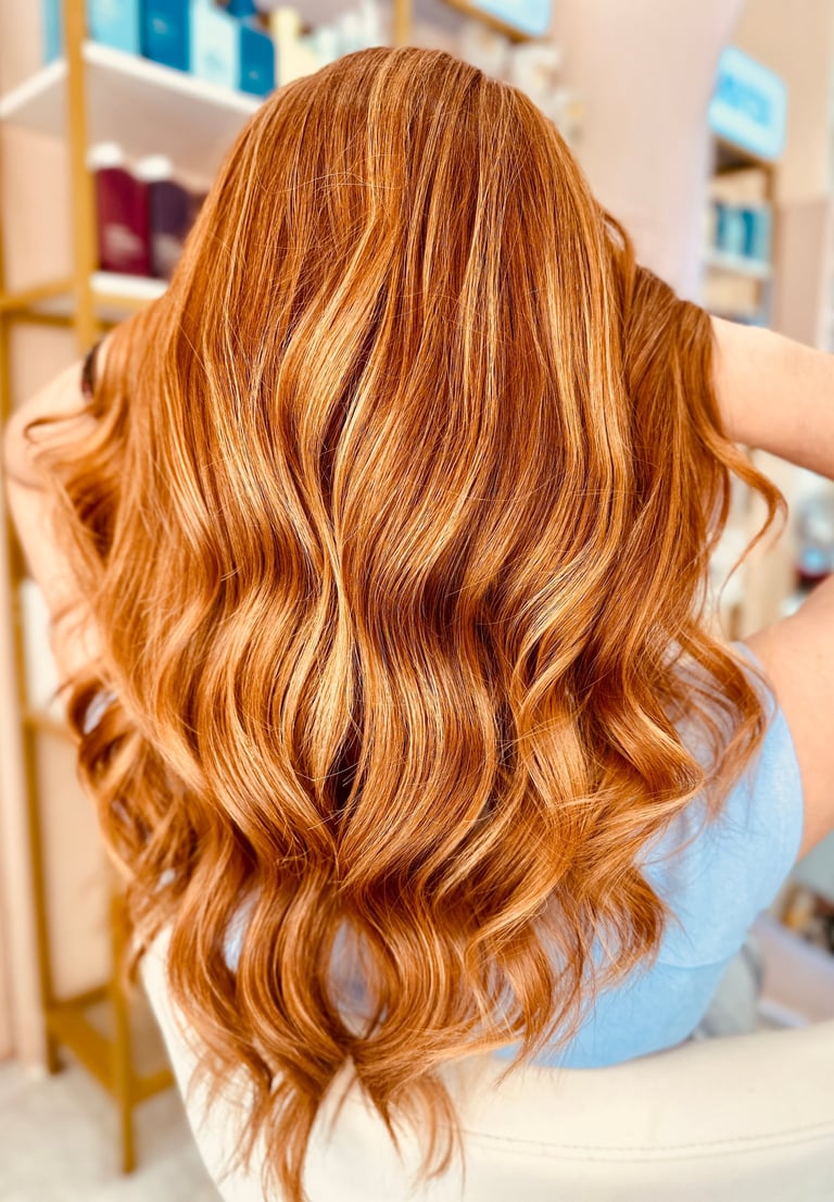 Balayage caramelo