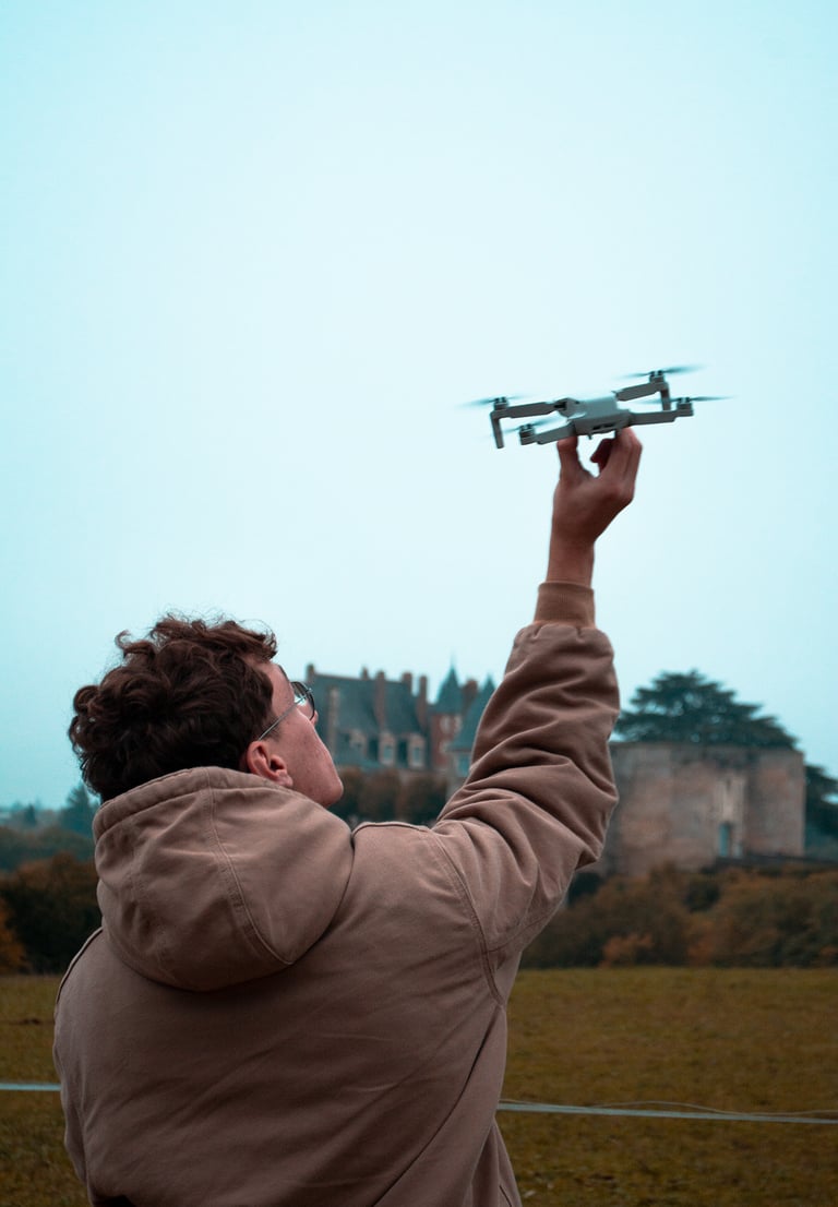 Vidéaste à Saint-cyr-sur-loire photo par drone en indre et loire