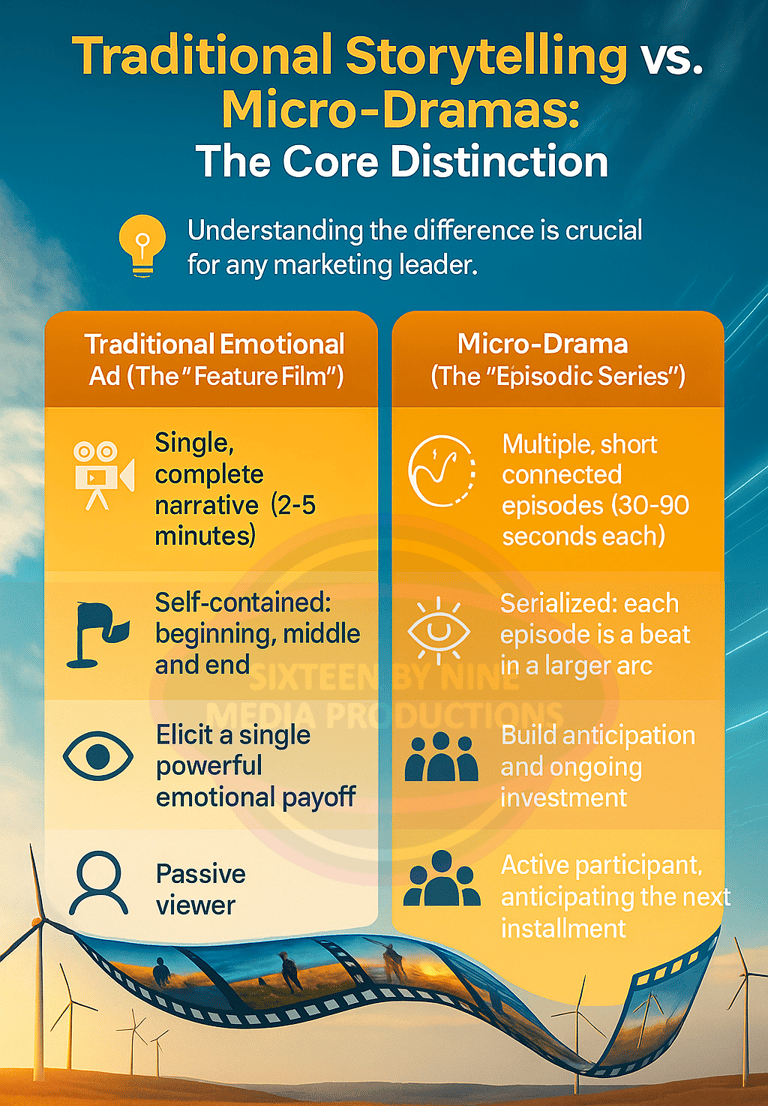 Traditional vs Micro Drama