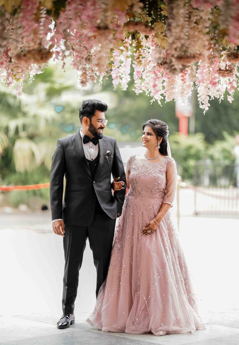 Candid wedding photography at traditional Indian mandap