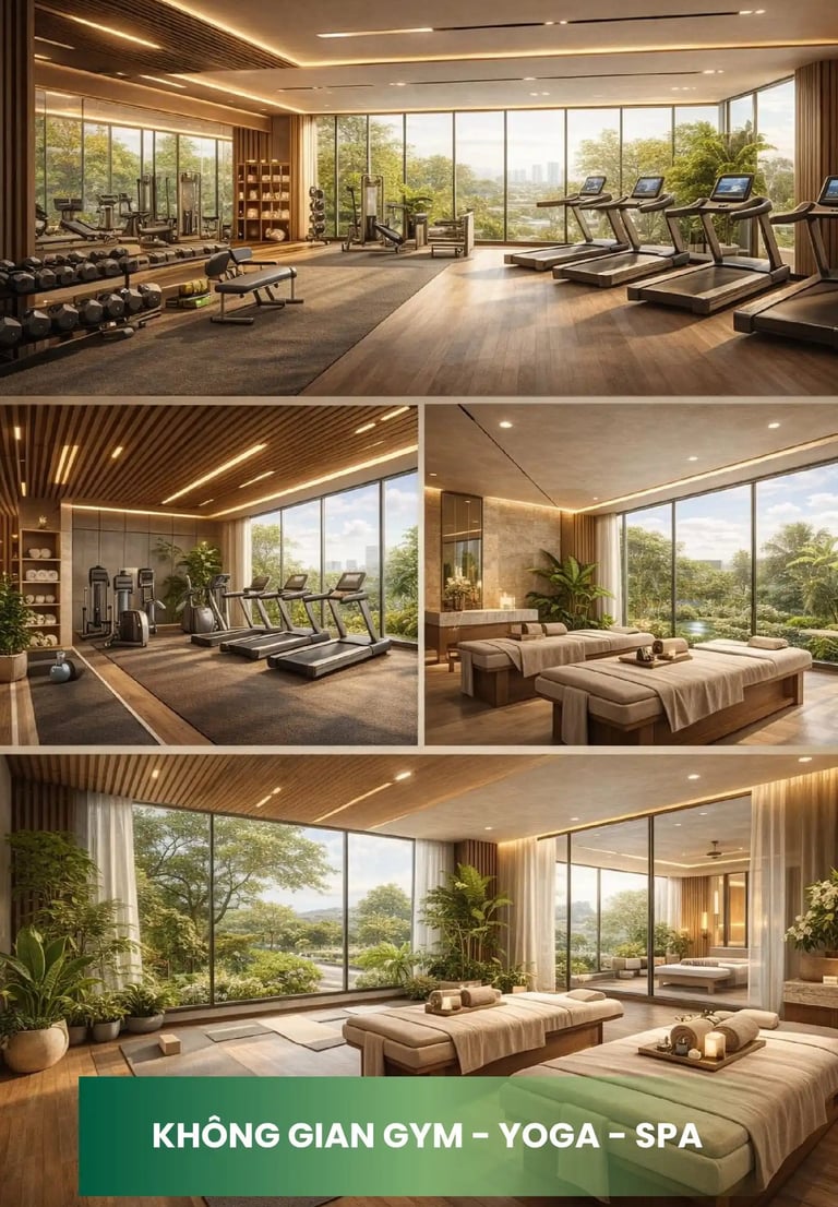 TIỆN ÍCH SUN S-LIGHT TOWER: GYM & SPA