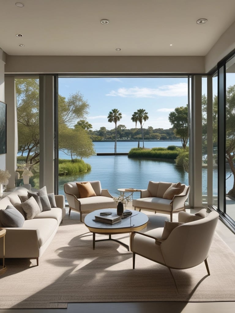 woman in red cardigan smiling