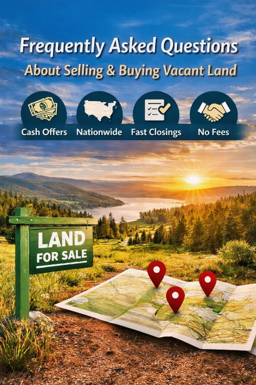 FAQ Buying land and Selling land