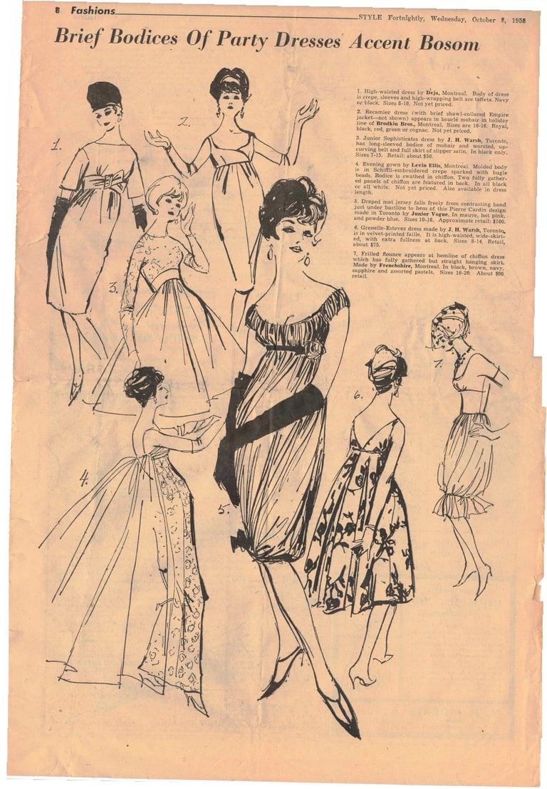 fashion mag 1958