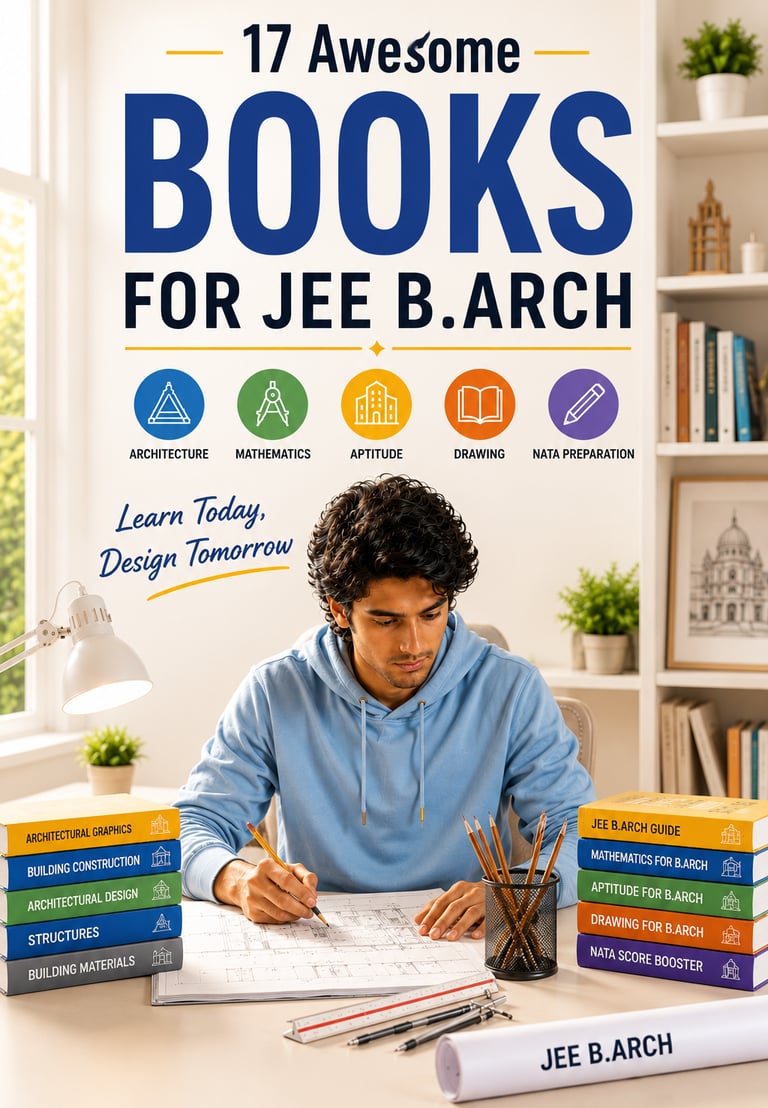 Architecture Books for JEE B.Arch Exam Preparation