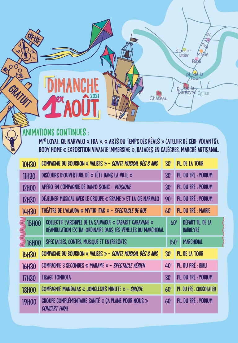 Flyer Fête dans la Ville 2021
