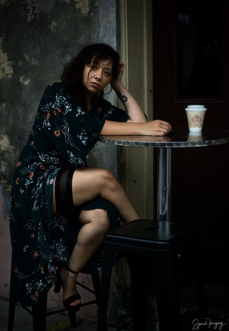 Amber Dean Author, New Orleans, Model, Hysterical Book, Novel, Author Portrait 