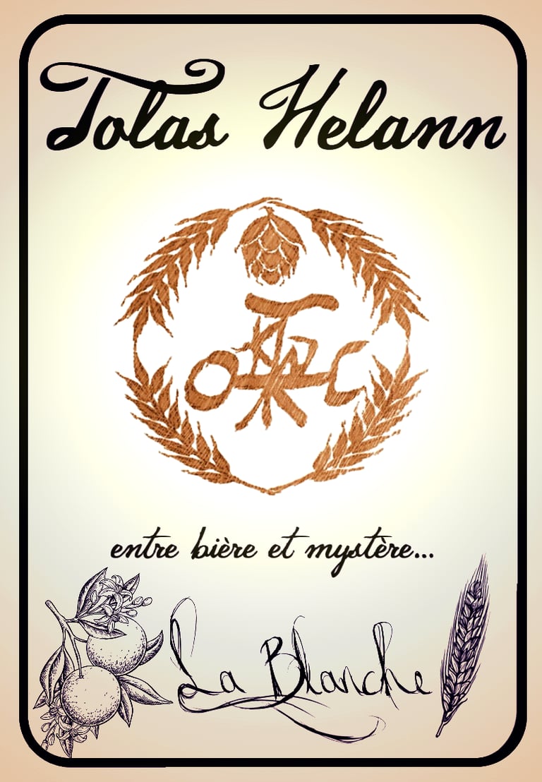 étiquette Tolas Helann Blanche