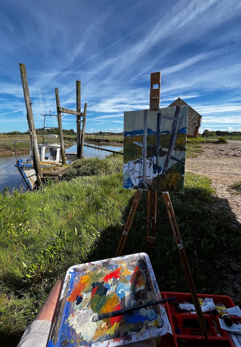 artist painting 'en plein air'