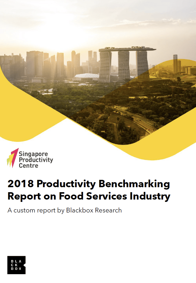 Productivity benchmarking report on food services industry - cover